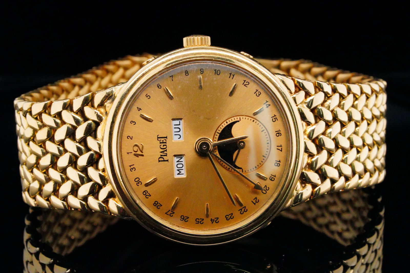 Piaget Triple Calendar Moon Phase 18K Watch 052/250 (0028G) on Jun 04