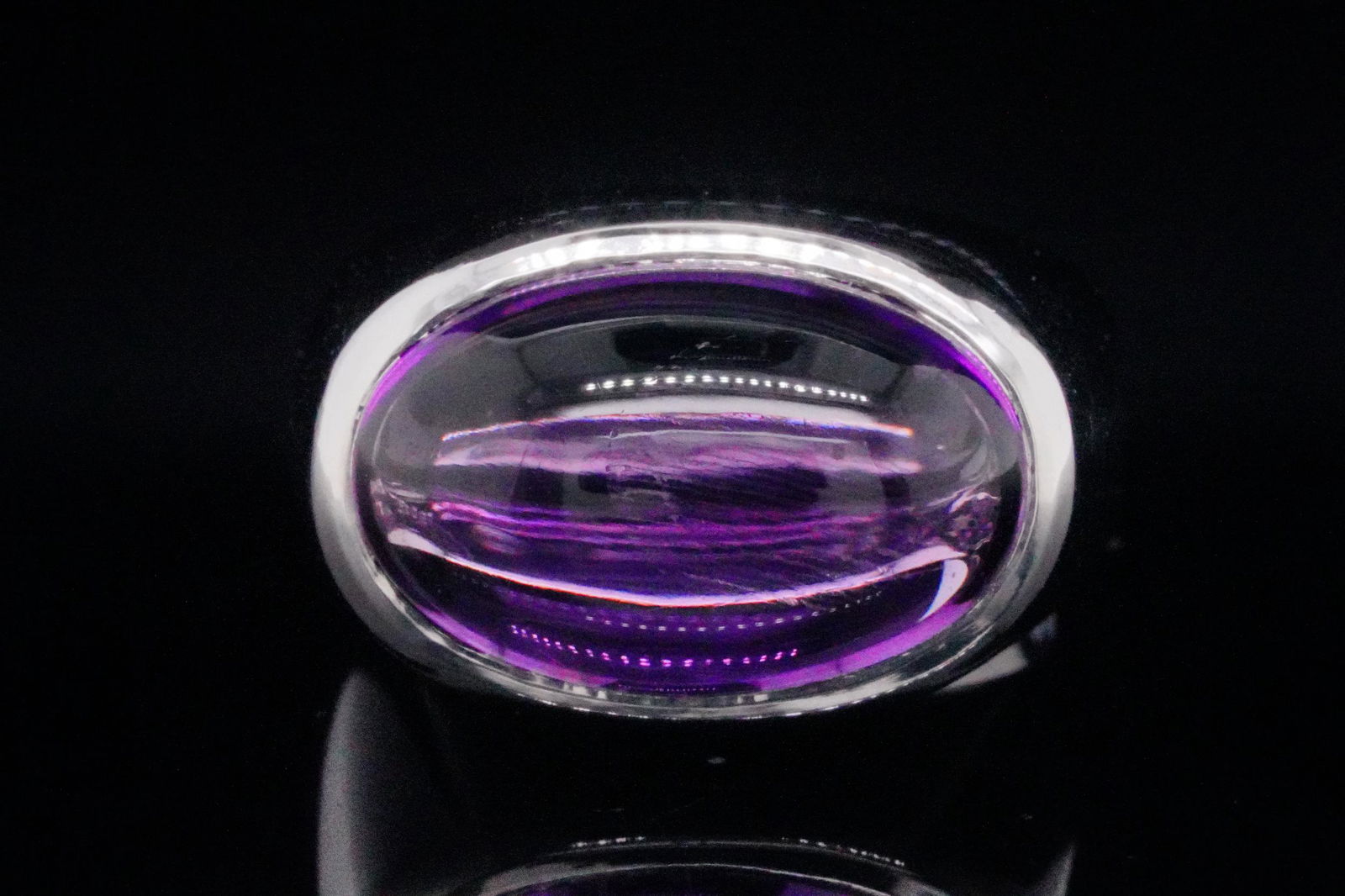 Marina B 7.00ct Amethyst and 18K White Gold Ring (1 of 9)