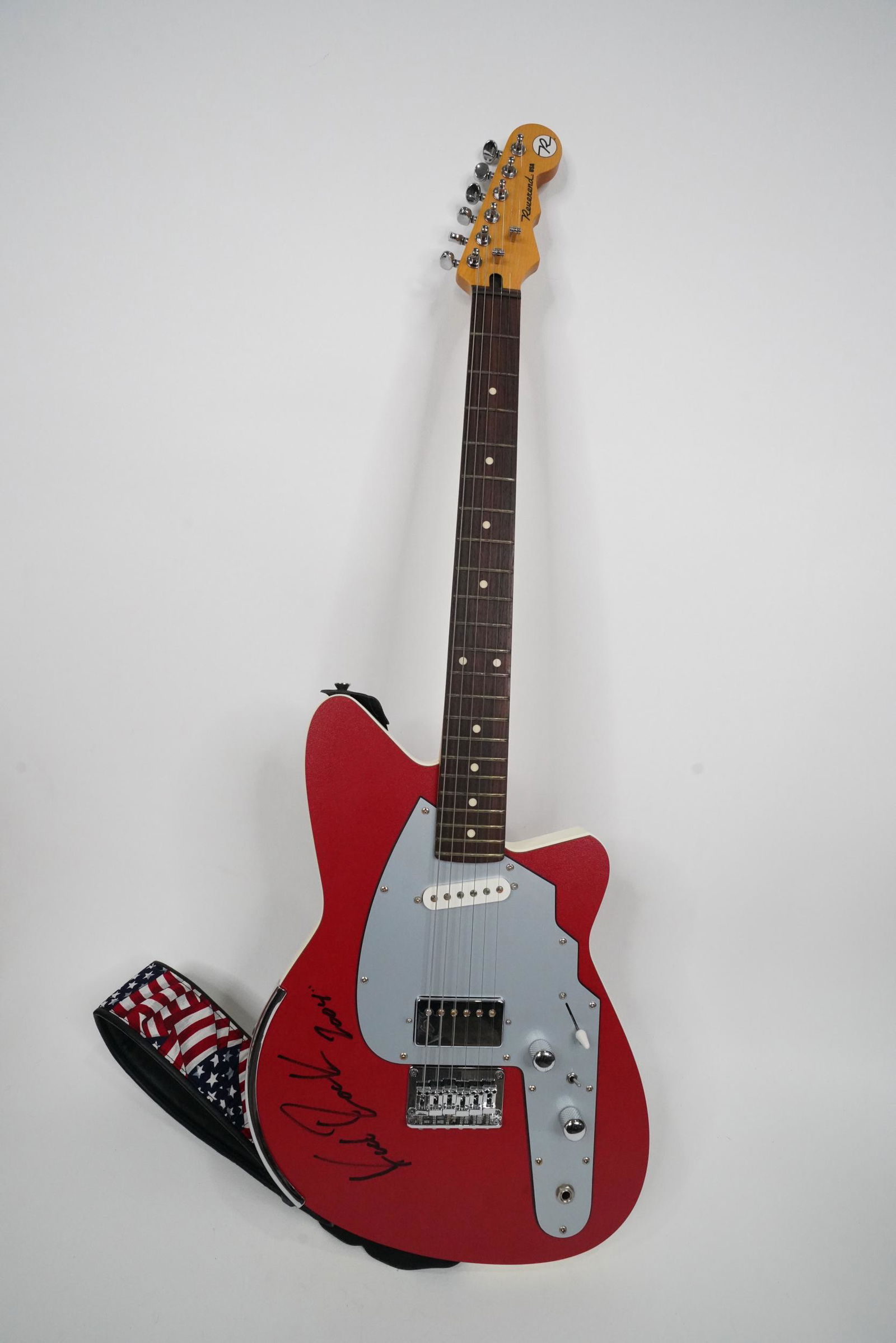 Kid Rock Signed "History of Rock" Reverend Guitar W/COA (1 of 17)