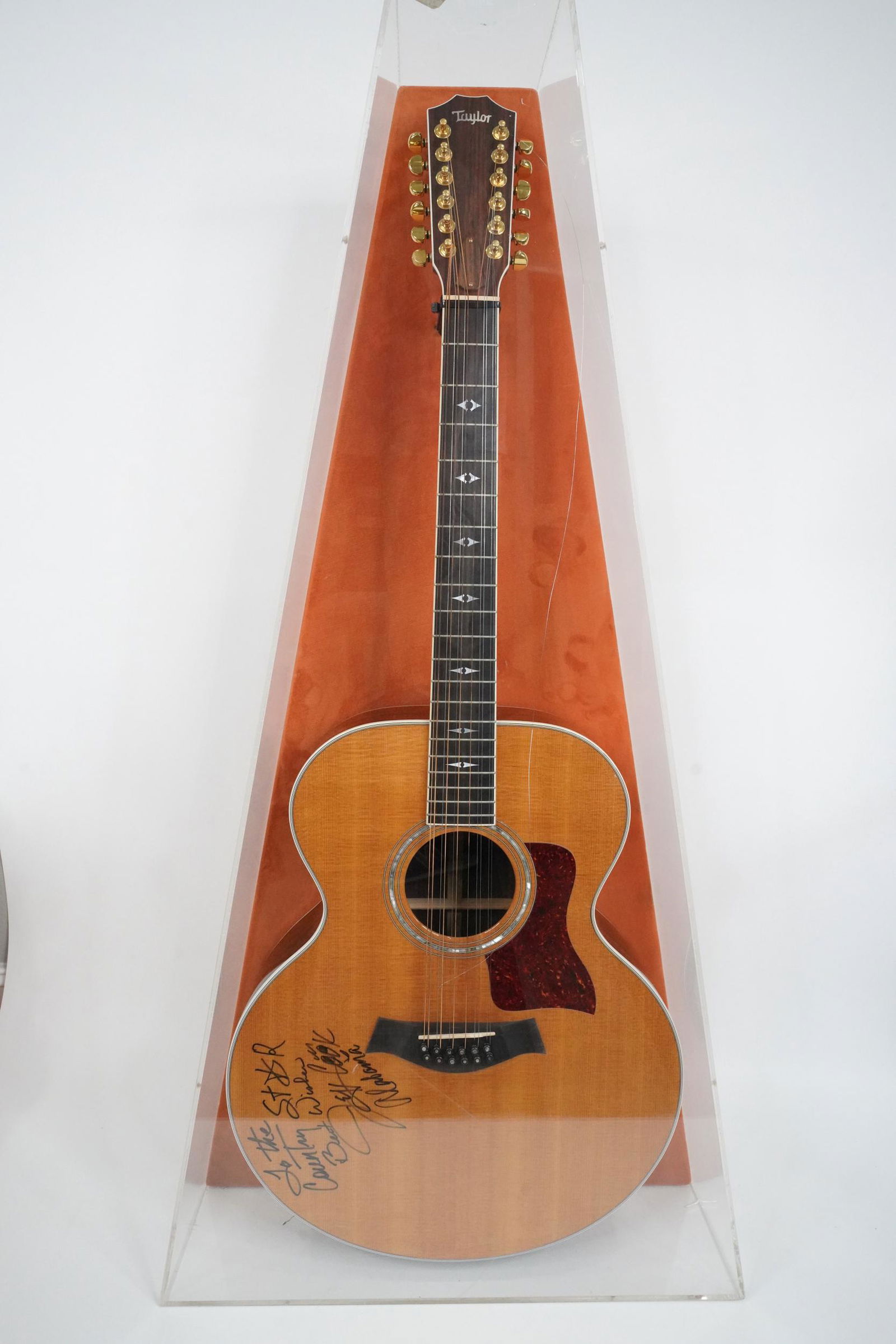Alabama-Jeff Cook Signed Taylor 12-String Guitar W/COA (1 of 7)