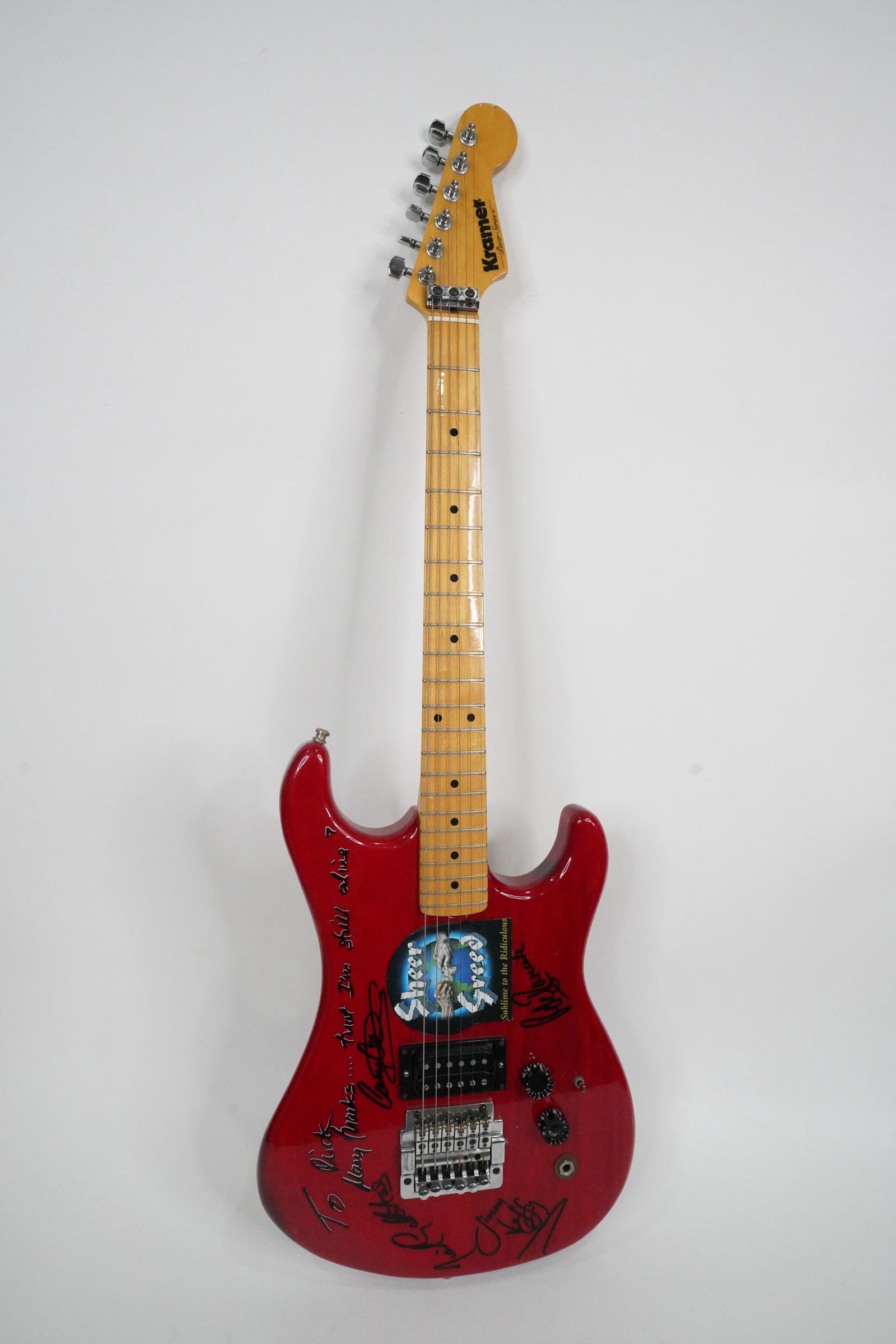 Sheer Greed Band Signed Kramer Pacer Series Guitar (1 of 18)