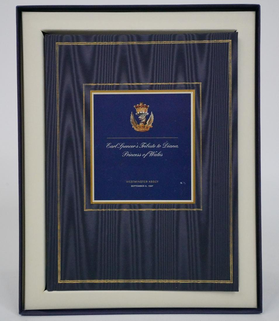 Princess Diana Tribute Book Signed by Earl Spencer (1 of 5)