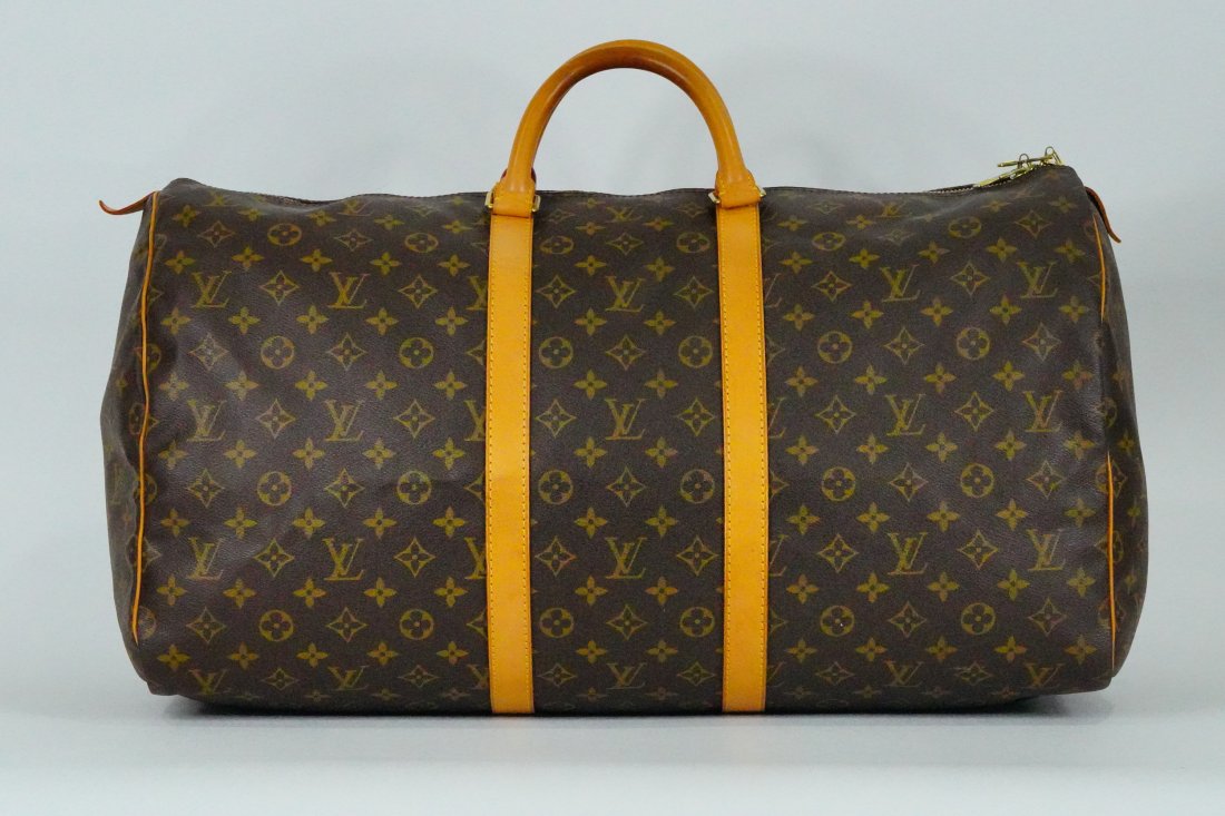 Louis Vuitton Monogram Canvas Keepall 55 Duffel Bag (1 of 9)