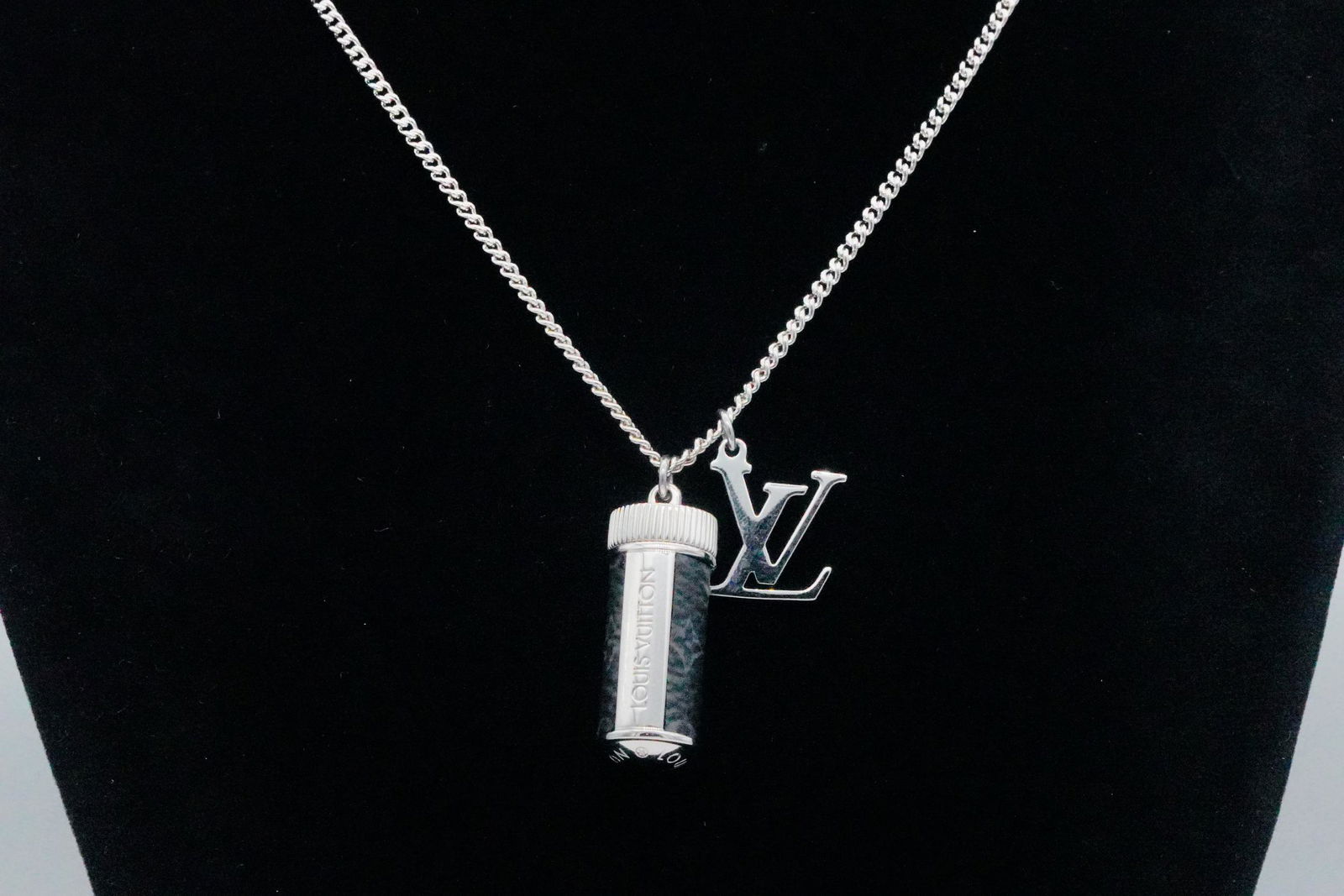 Louis Vuitton Monogram Eclipse Charms Necklace (1 of 11)