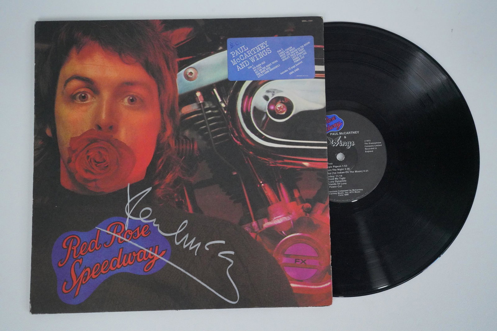 Paul McCartney Signed "Red Rose Speedway" Album W/COA (1 of 16)