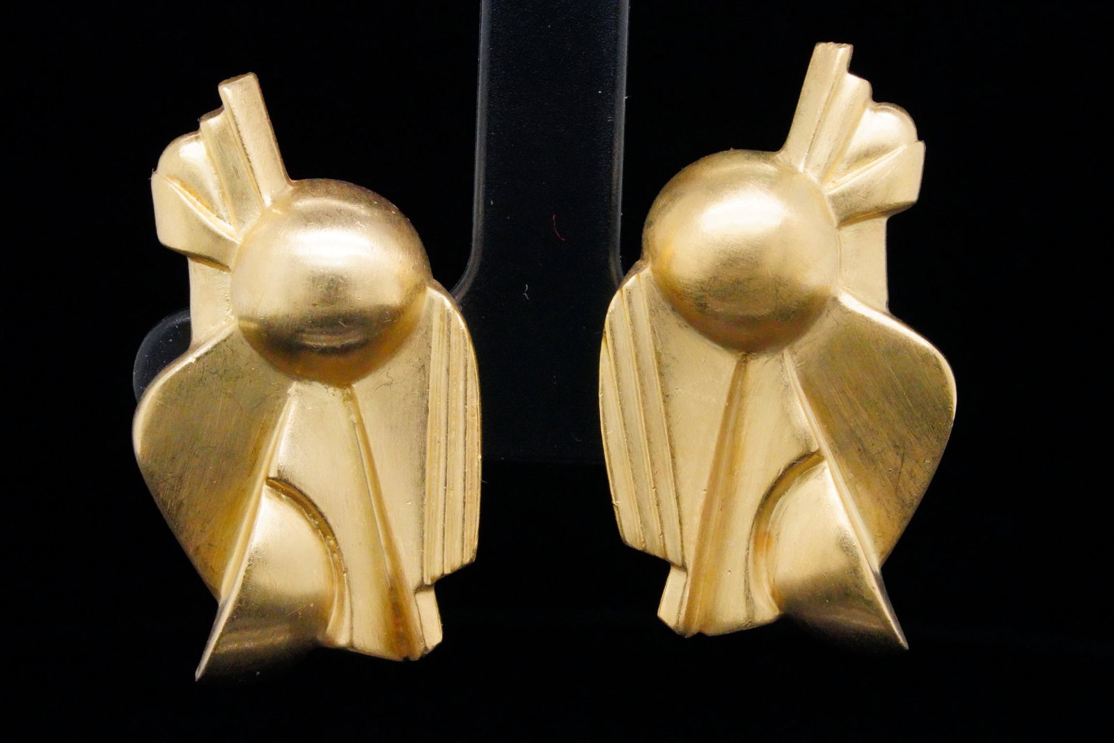 Esti Frederica Solid 18K Yellow Gold 1.25" Ear Clips (1 of 5)