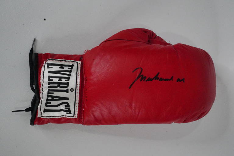 Signed Muhammad Ali Boxing Glove, Right