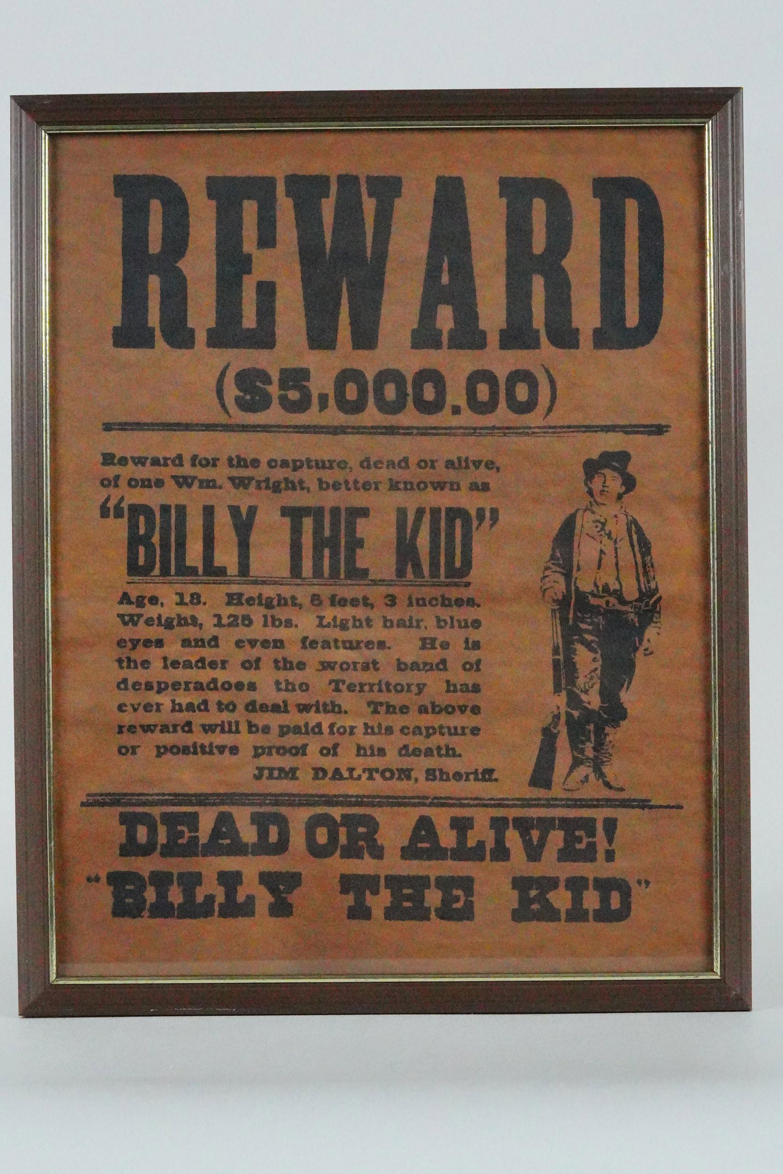 Billy The Kid "Wanted Poster" Print (1 of 4)