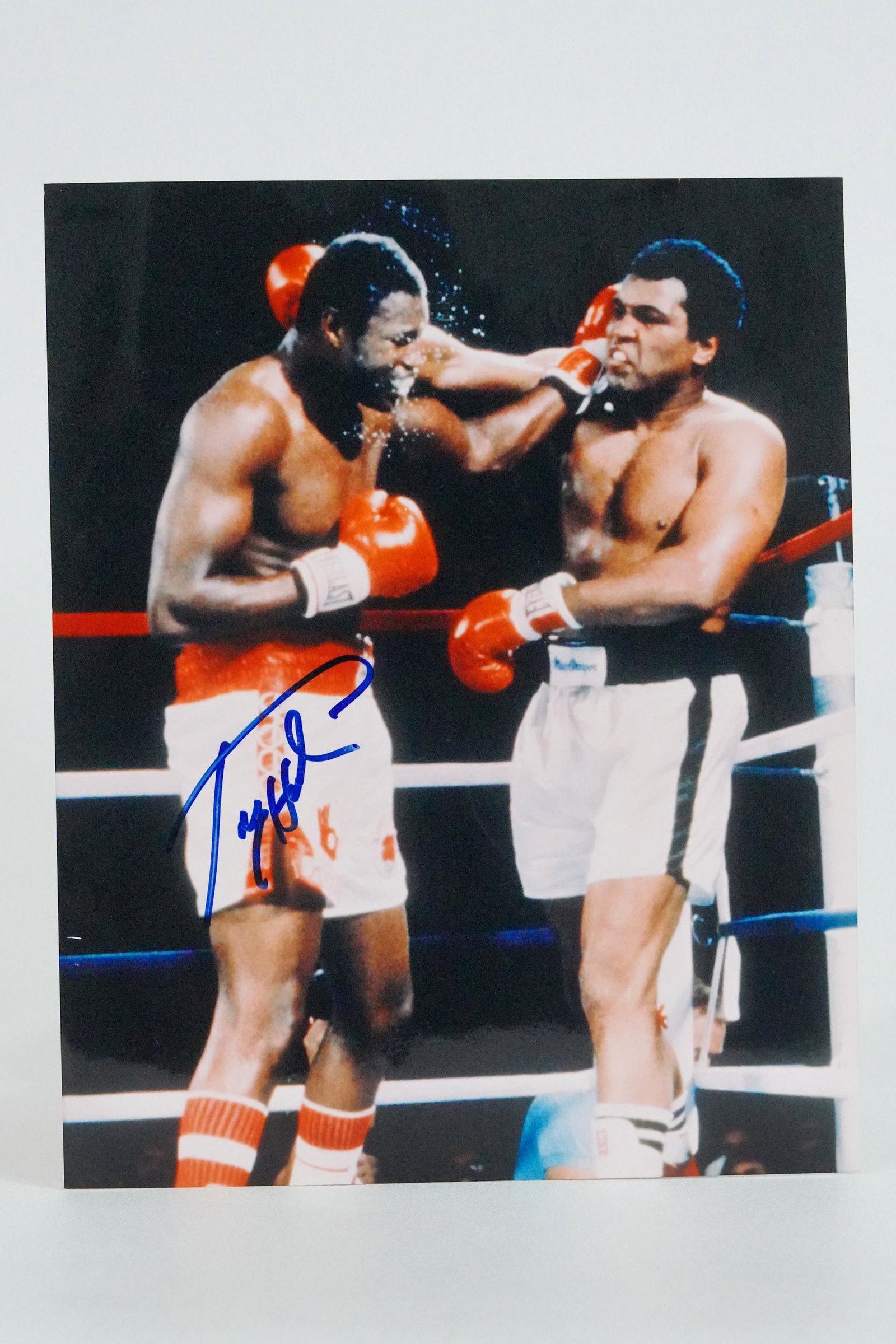 Signed Larry Holmes Photo, w Muhammad Ali, 1980 (1 of 4)