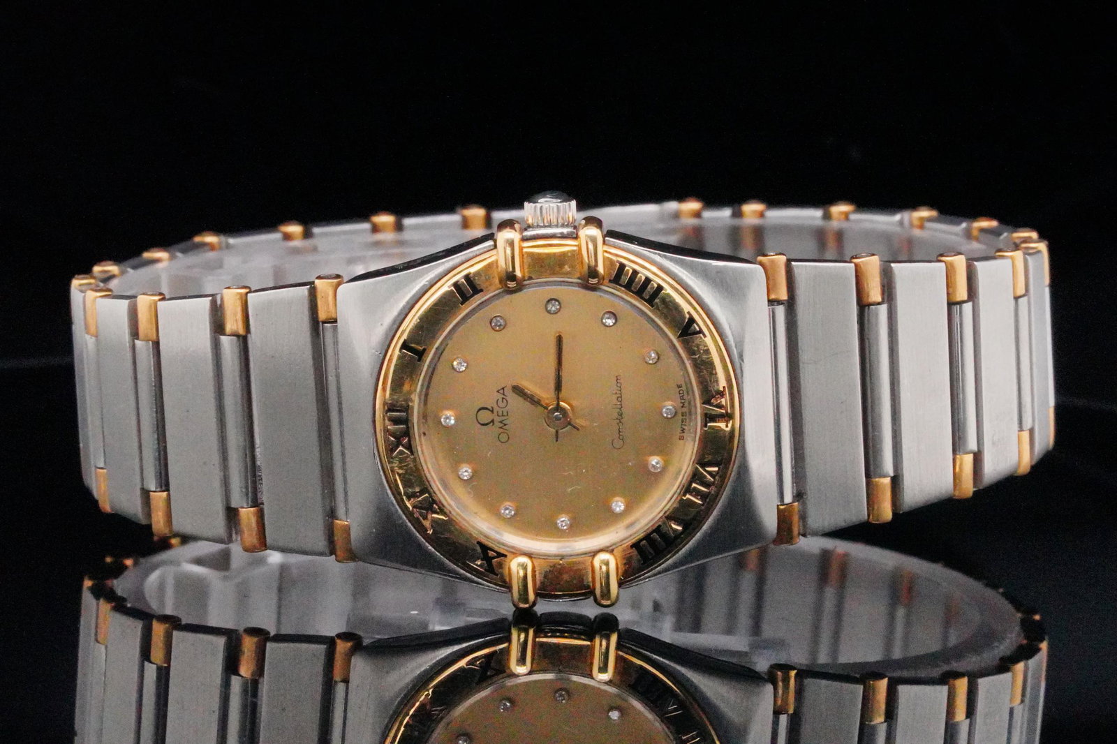 Omega Constellation Quartz Mini Two-Tone Watch (1 of 8)