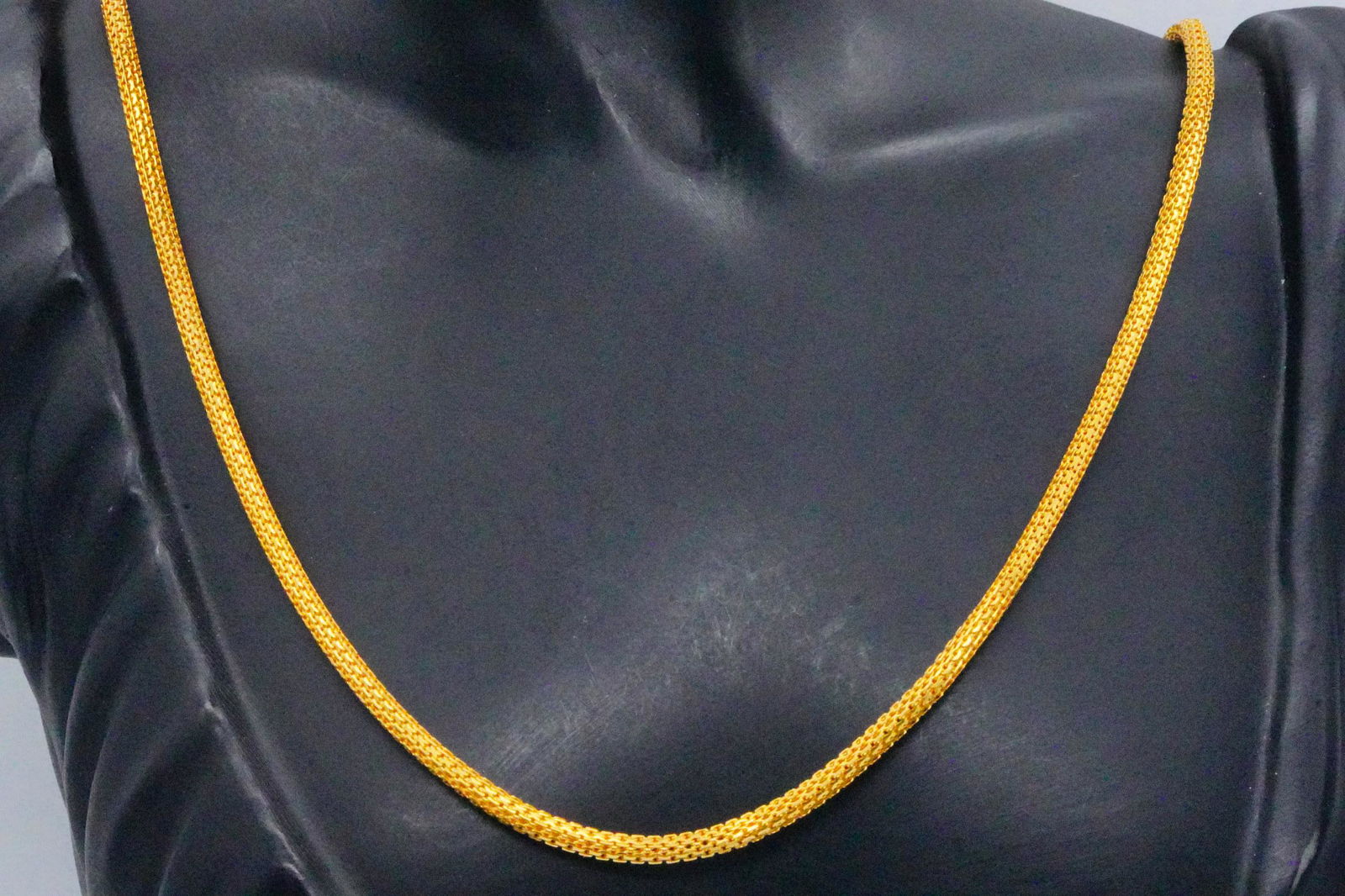 Solid 22K Yellow Gold 19" Necklace (1 of 3)