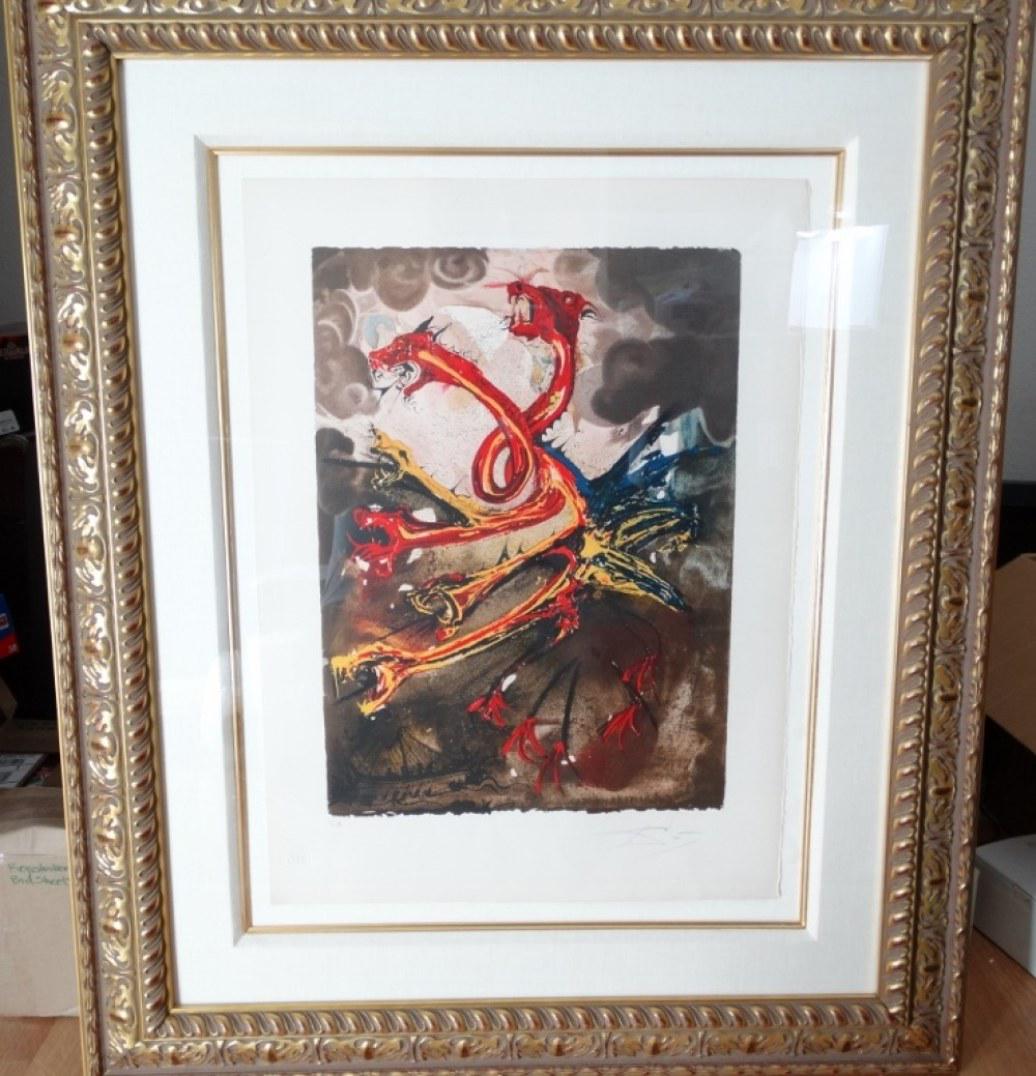 Salvador Dali "Dragon With Six Heads" Etching (1 of 4)