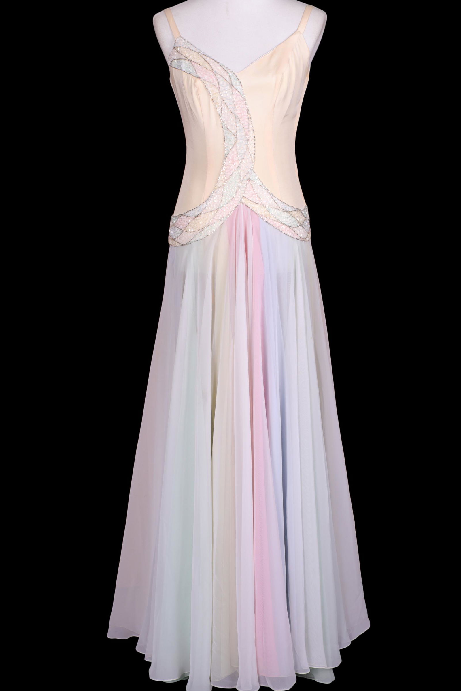 Jeran Designs "Pastel Harlequin Swirl" Evening Gown (1 of 7)