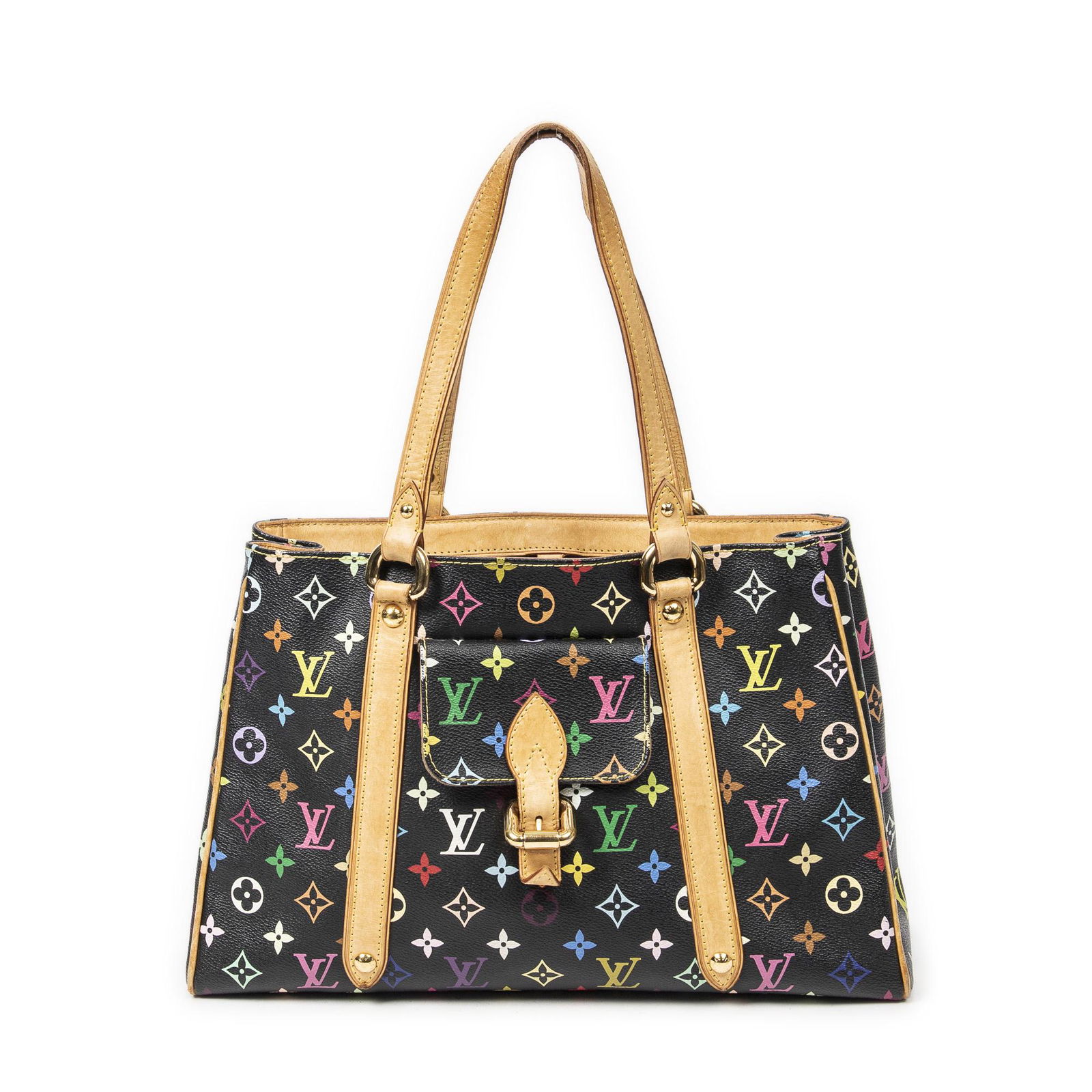 Louis Vuitton x Takashi Murakami Multicolore Aurelia MM (1 of 7)