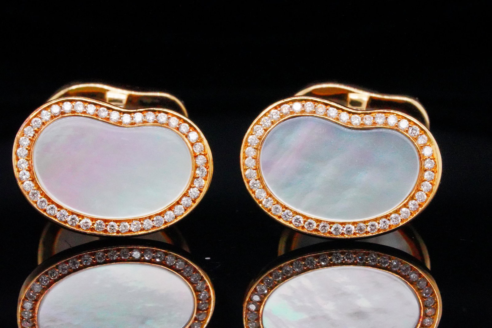 Ippolita Diamond, Mother of Pearl and 18K Cufflinks (1 of 4)