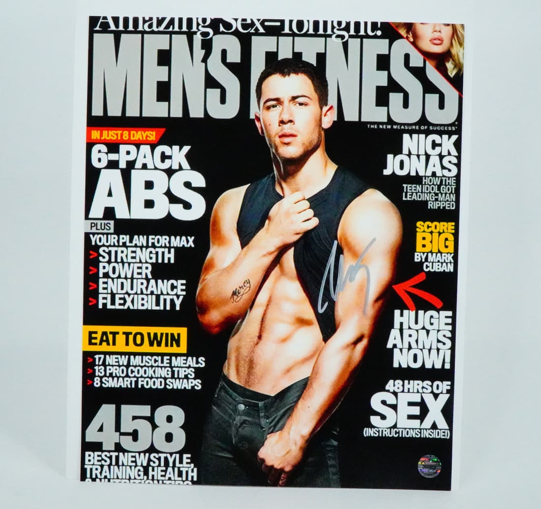 Nick Jonas Signed 8 x 10 Inch Photograph (1 of 2)
