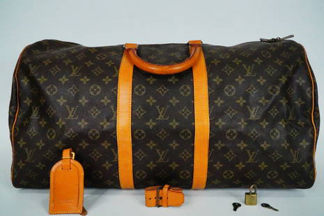 Louis Vuitton Keepall 55 Monogram Travelbag – Brandera Luxury Vintage