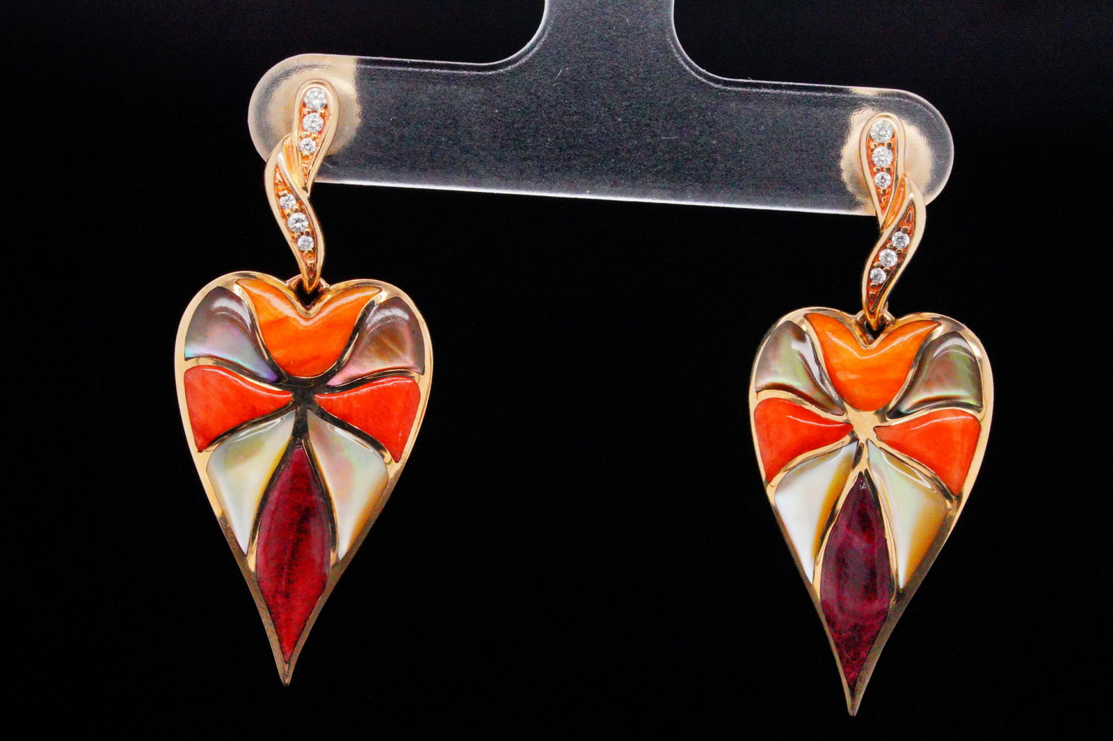 Kabana 14K and Multi-Stone Earrings W/Diamonds (1 of 6)