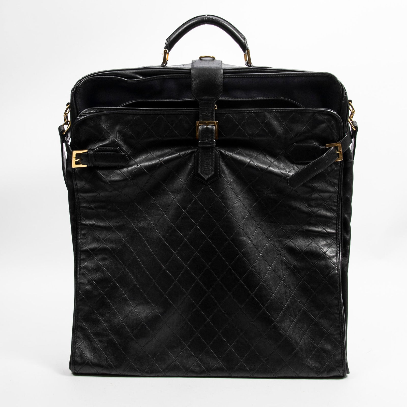 CHANEL Pre-Owned 2000 CC stitch vanity handbag - Black