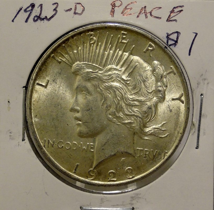 1923-D Peace Dollar *Nice*: 1923-D Peace Dollar *Nice Feathers/Obverse Luster*