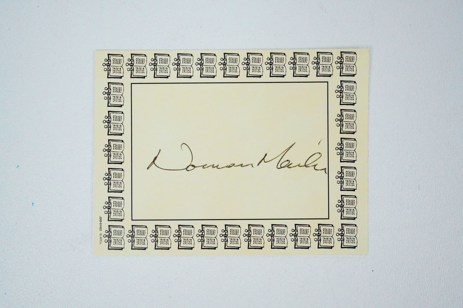 Norman Mailer Signed Bookplate (1 of 3)