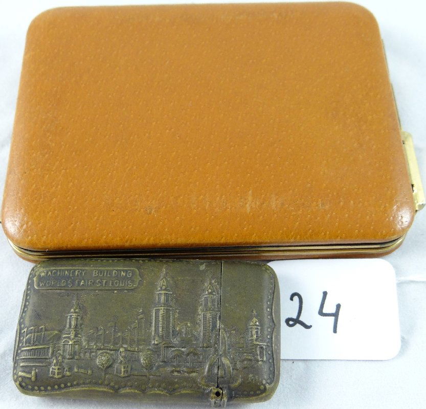 Rogers Pig Skin Cigarette Case & Lighter Case: Vintage Rogers Pig Skin Cigarette Case & Lighter Case. Both of the pieces are in excellent condition.