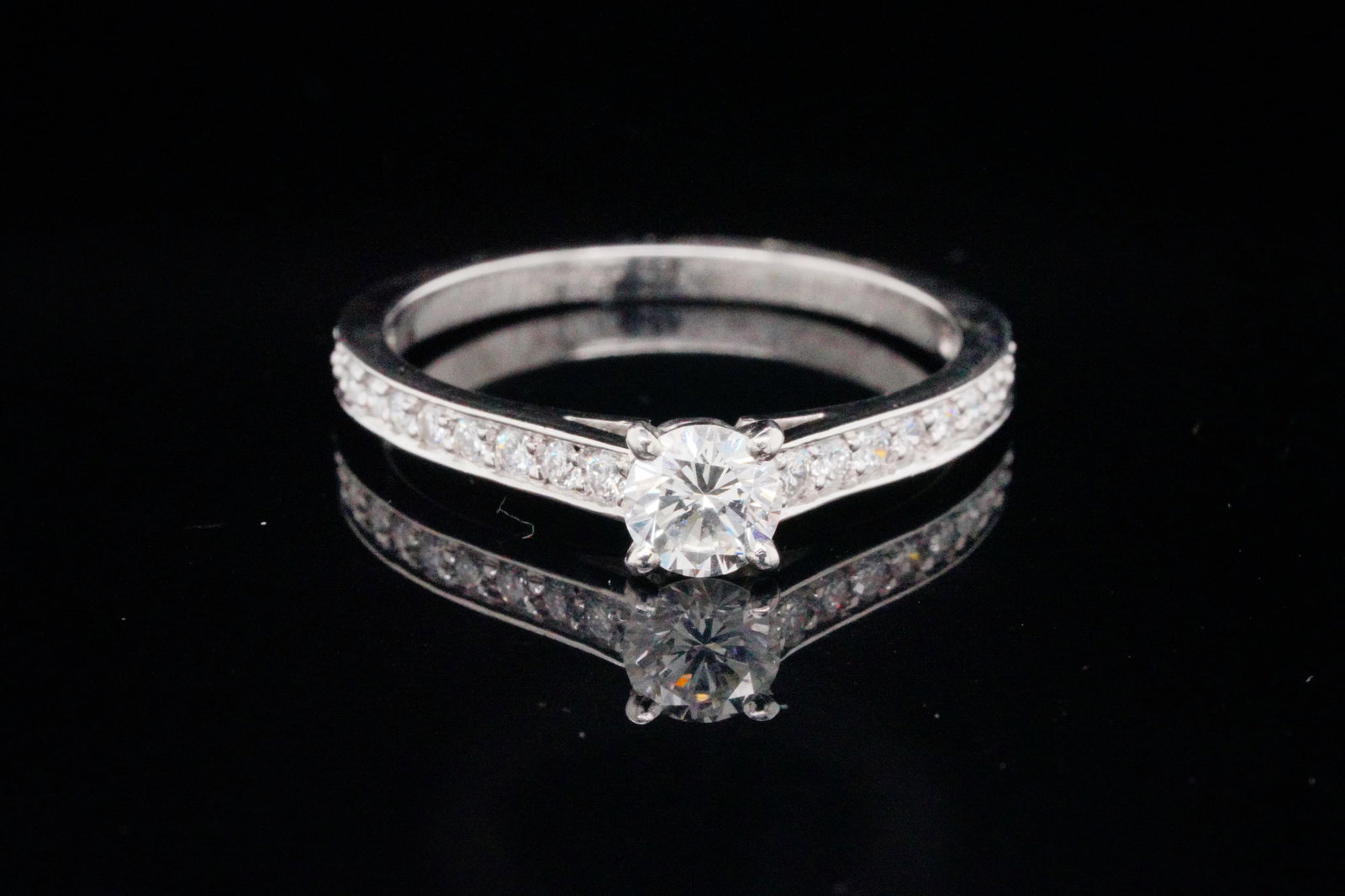 Cartier 0.34ct GIA VVS2/F Diamond and Platinum Ring (1 of 7)