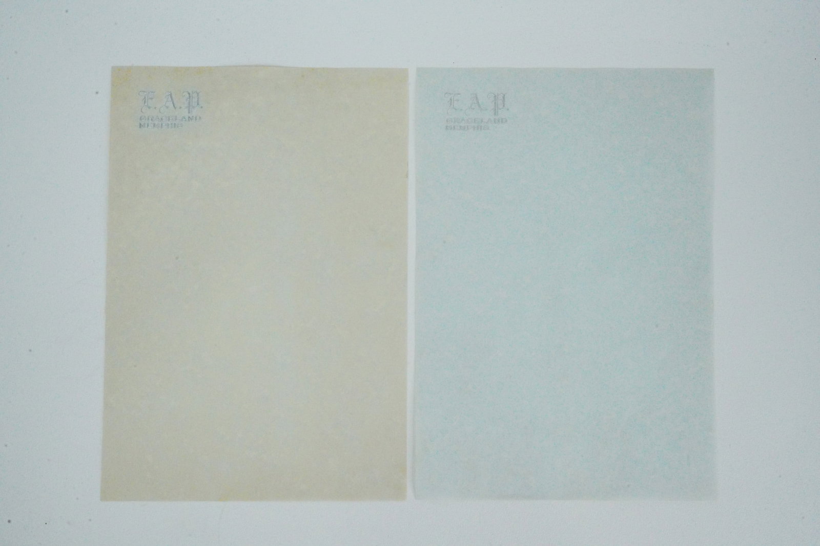 Elvis Presley (2) Sheets Official Graceland Stationery (1 of 4)