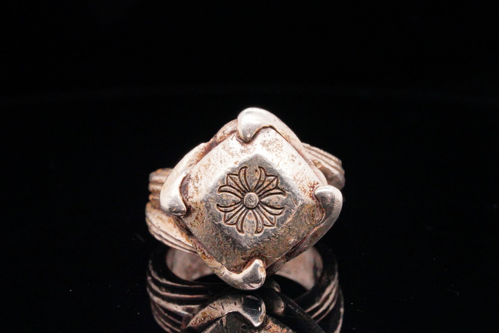 Richard Roundtree Chrome Hearts Sterling Silver Ring (1 of 9)