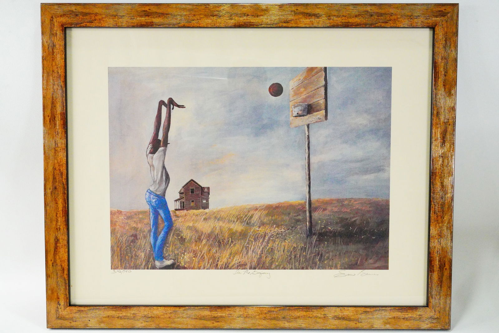 Richard Roundtree Ernie Barnes "In The Beginning" Signed Print #346/750 (1 of 7)