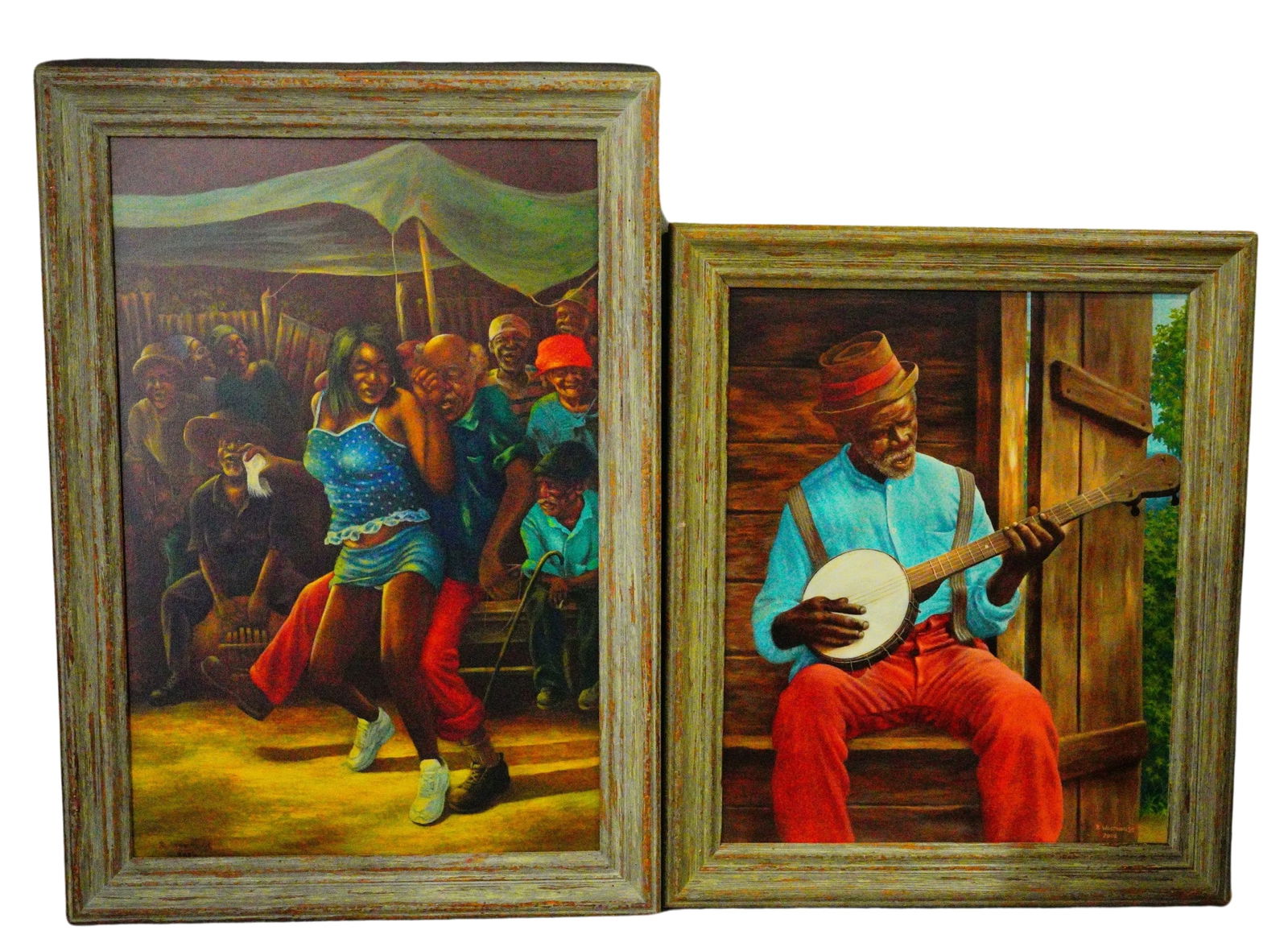 Richard Roundtree Lot of (2) Rohan Woodhouse Canvas Prints (1 of 11)