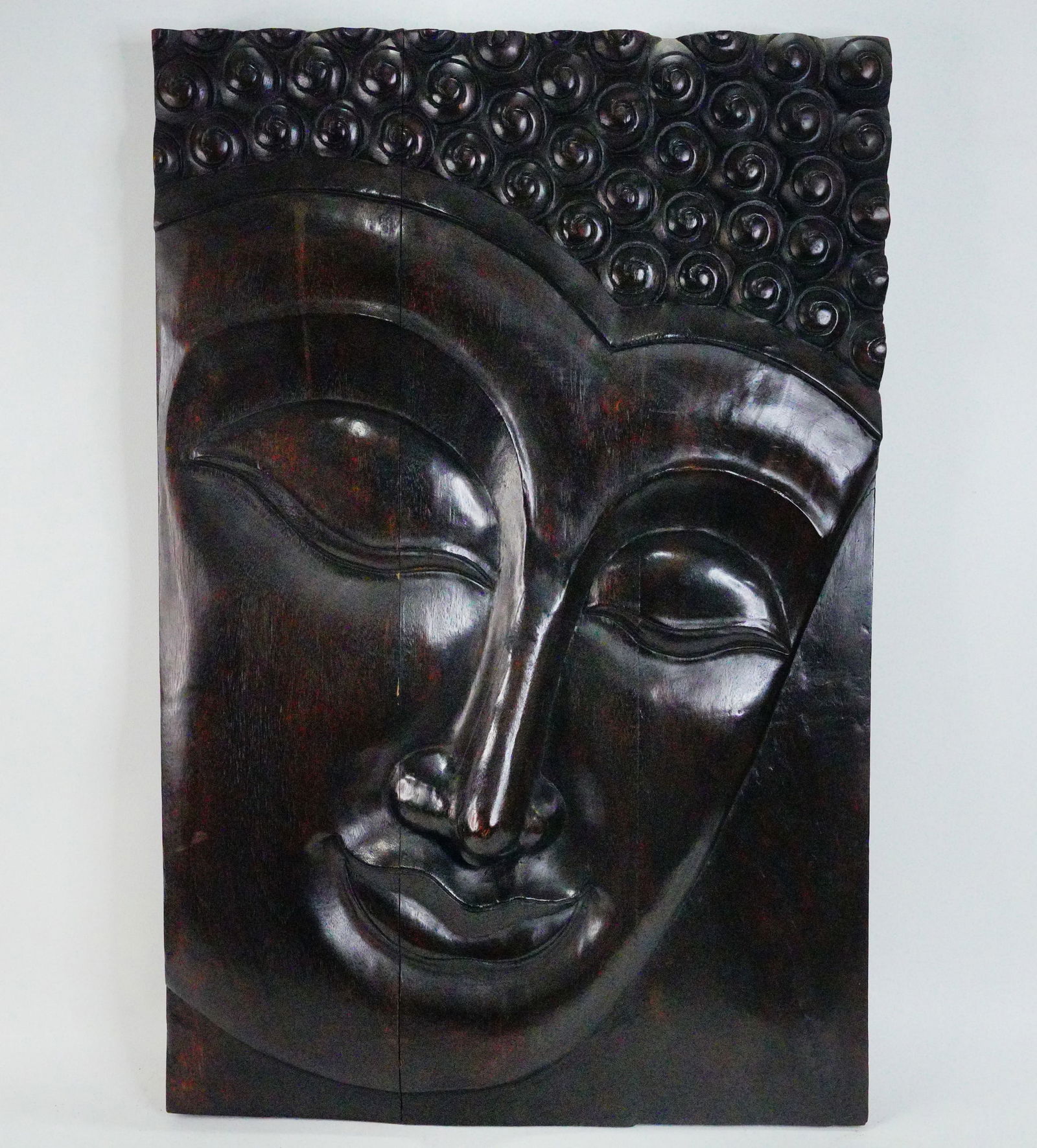 Richard Roundtree Personally Owned Carved Buddha Wall Panel (1 of 6)