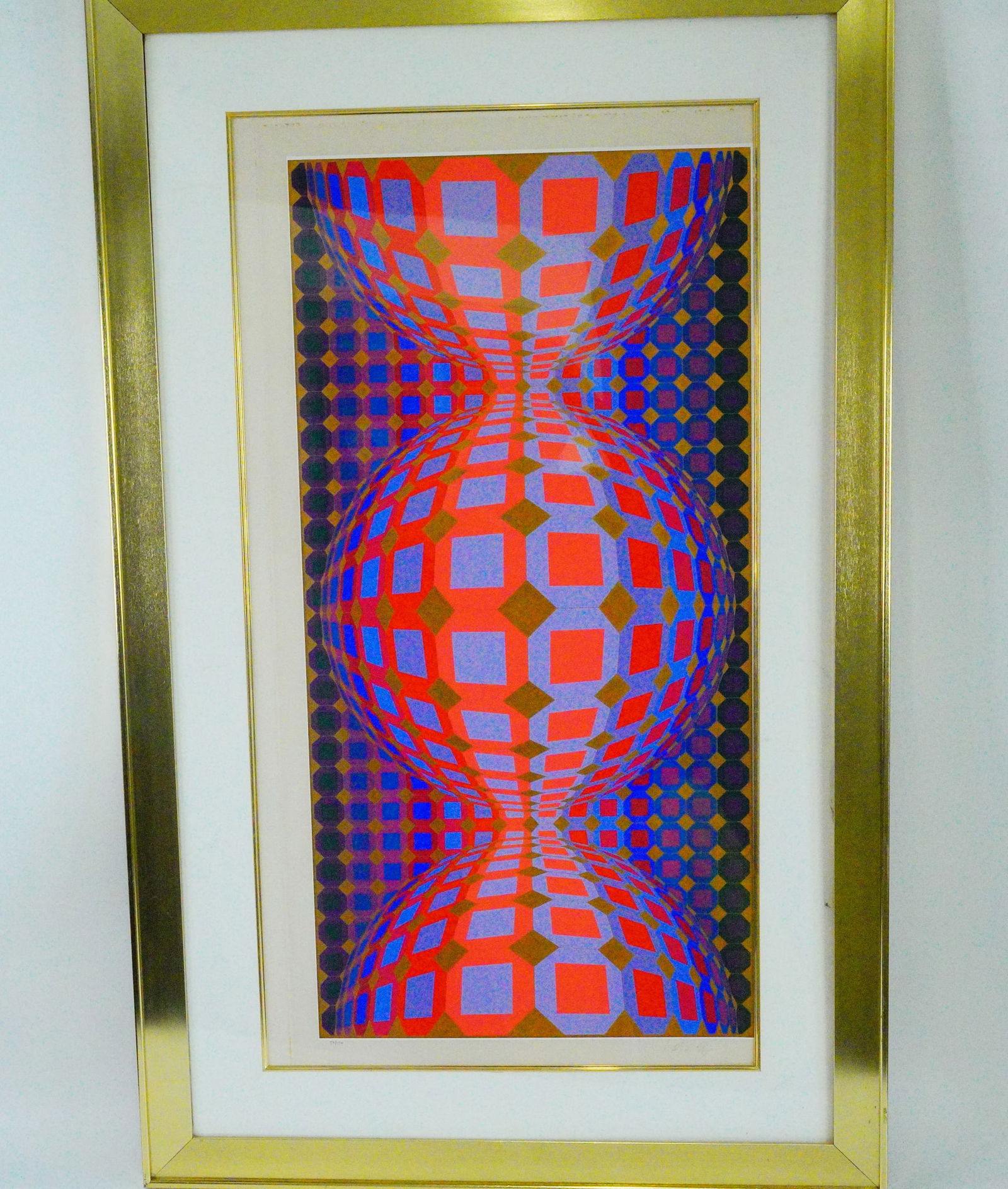 Victor Vasarely Signed Limited Edition Serigraph #57/250 (1 of 9)