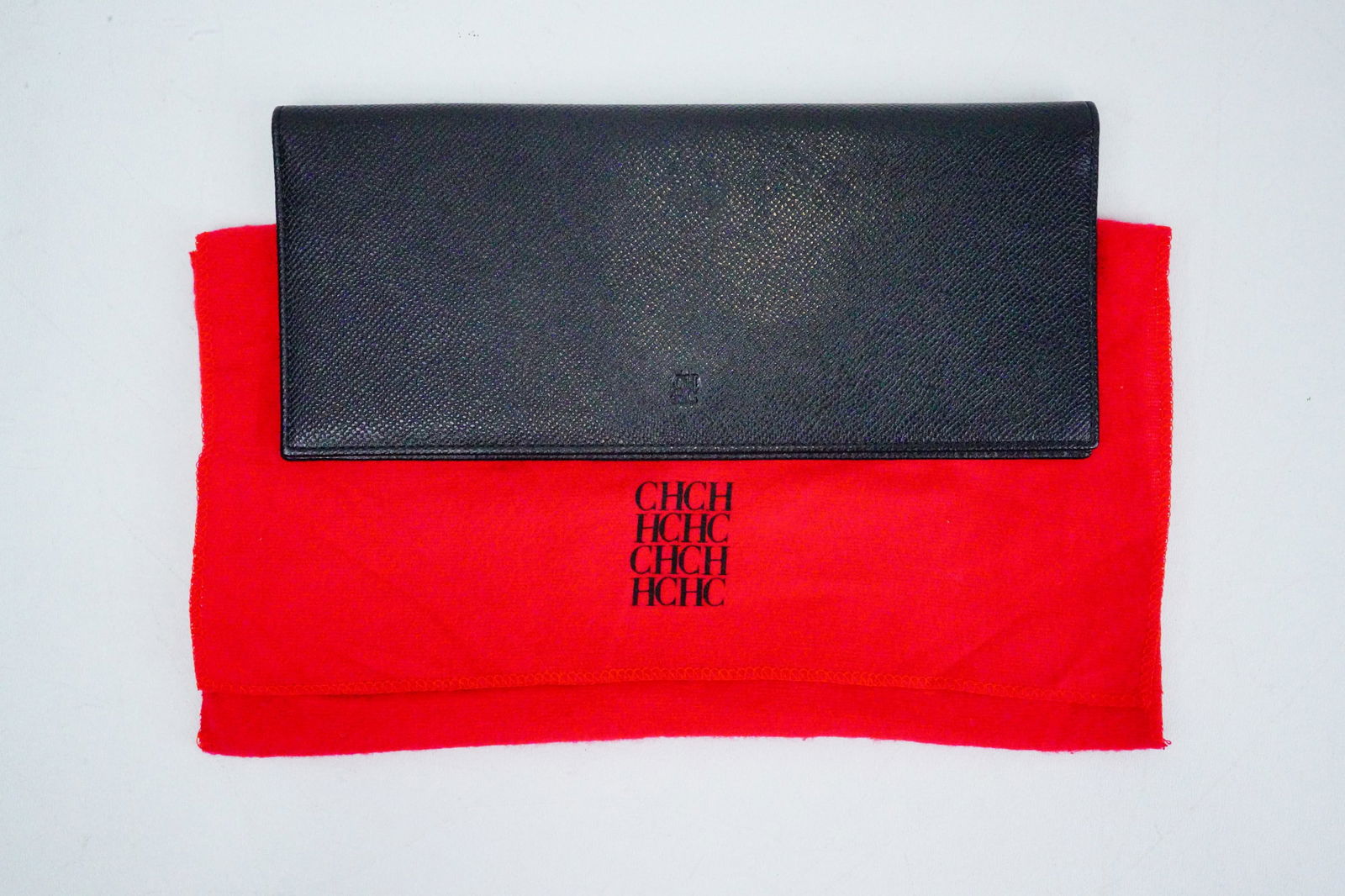 Carolina Herrera Black Leather Passport Holder/Wallet (1 of 9)