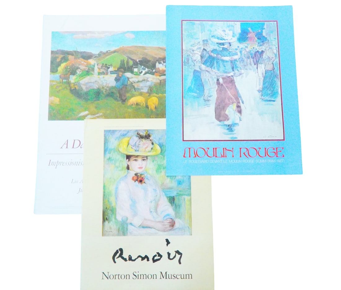 Lot of (3) Vintage Esteemed Gallery Exhibition Posters (1 of 12)