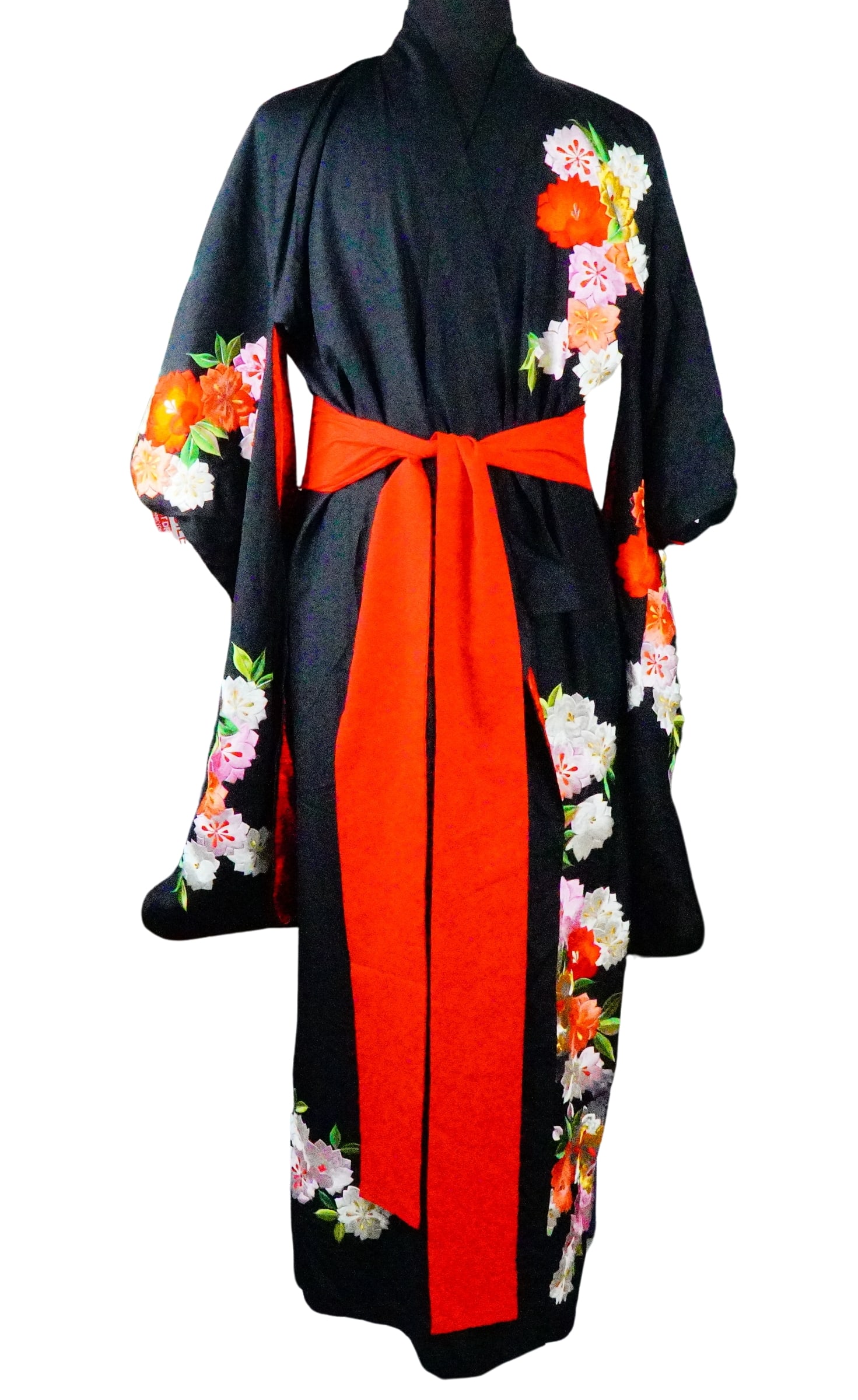 Bibi Hilton's Japanese 100% Silk Embroidered Kimono (1 of 16)