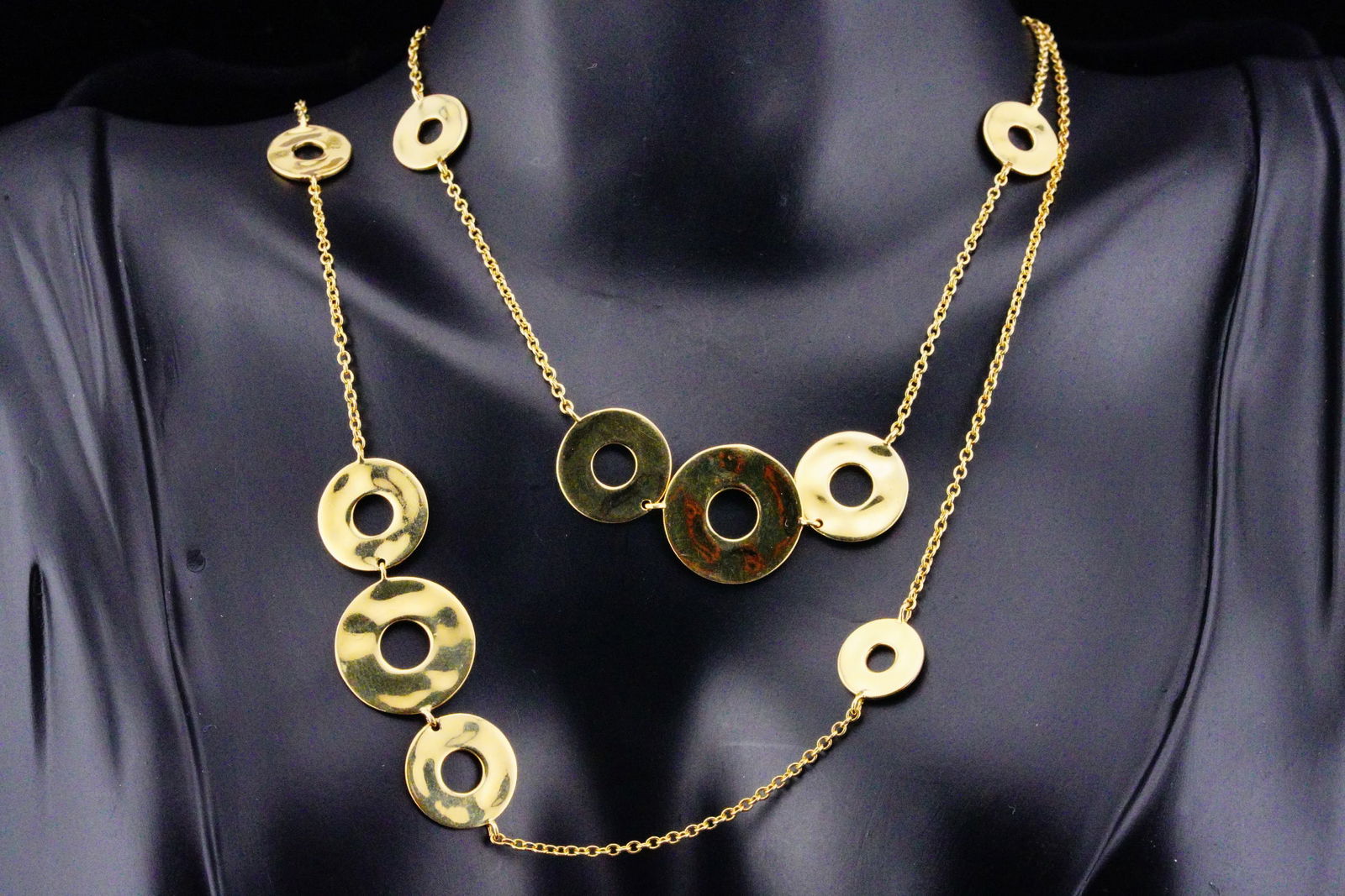 Ippolita 18K Yellow Gold 38" Disc Necklace (1 of 6)