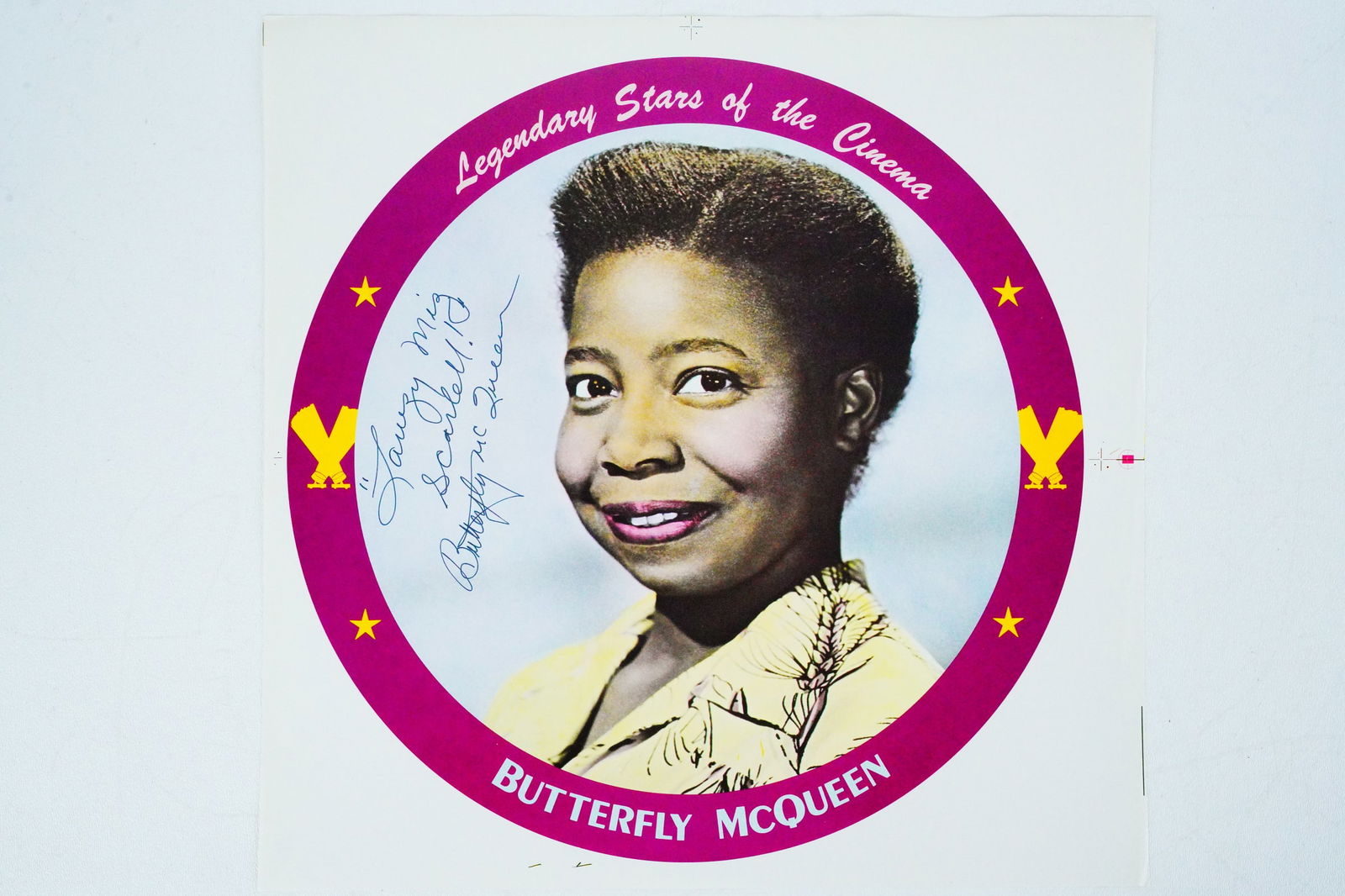 Butterfly McQueen Signed Lithograph (1 of 2)