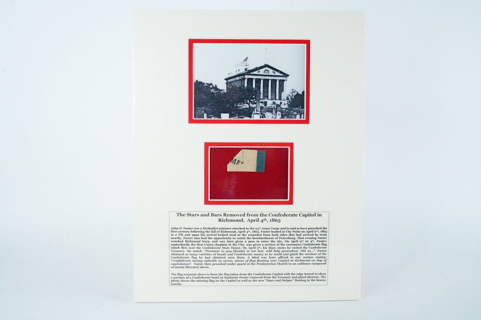 Remnant From Last Confederate Flag, April 4th, 1865 (1 of 5)