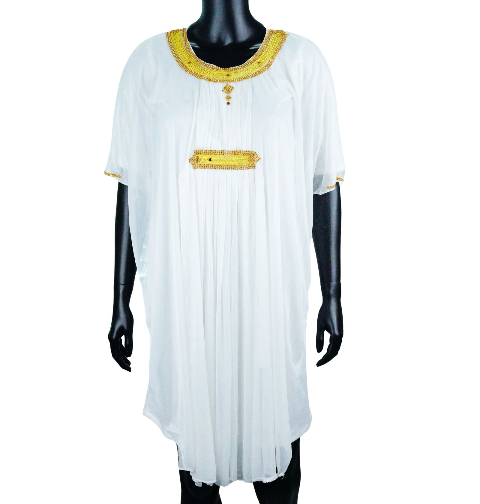 Elizabeth Taylor White Silk Nylon Blend Blouse (1 of 6)