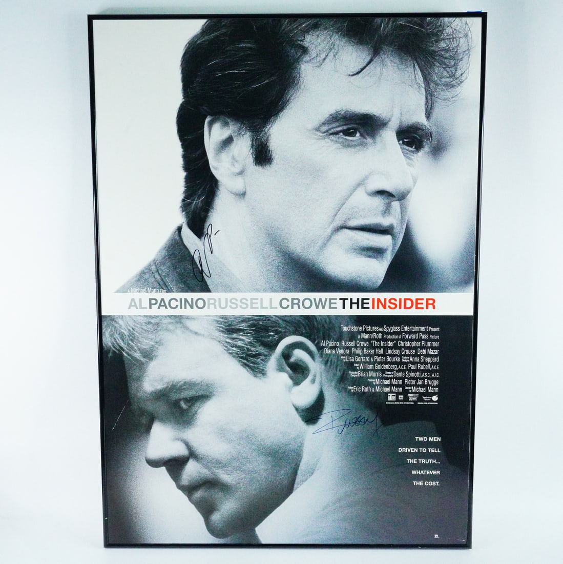 Al Pacino and Russell Crowe Signed "The Insider" Poster (1 of 6)