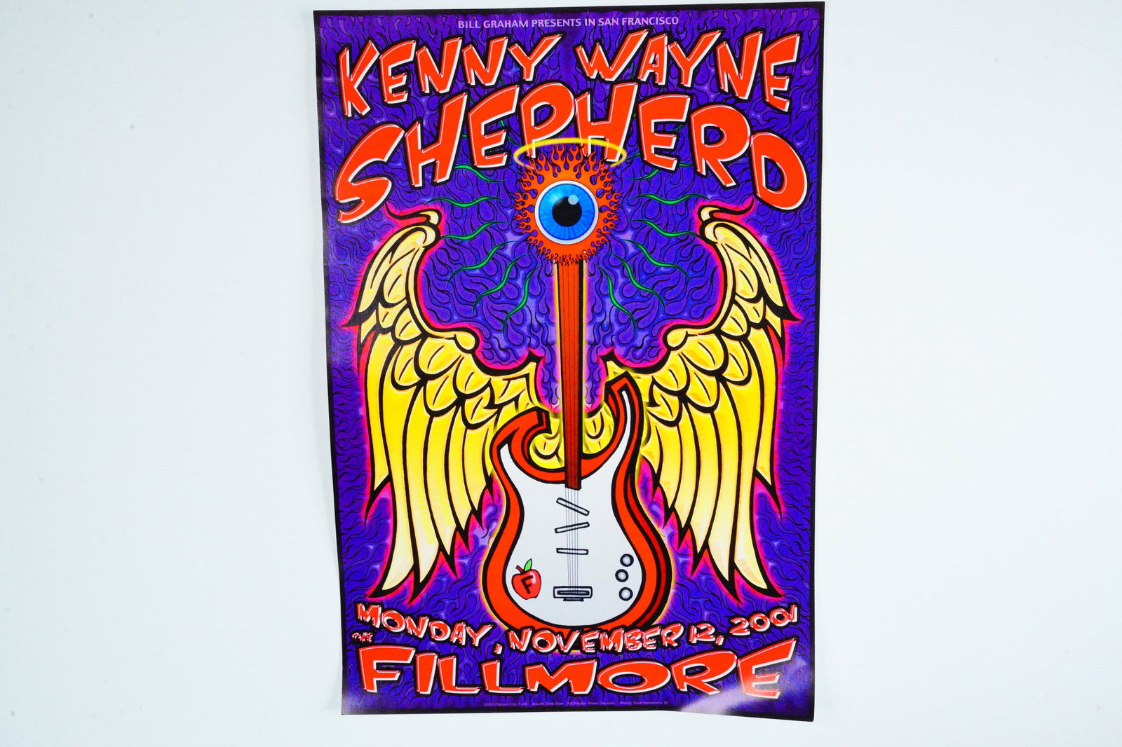 Kenny Wayne Shepherd 2001 Concert Poster by Chris Shaw (1 of 3)