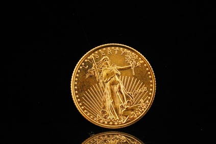 2008 American Gold Eagle 1/10 Oz $5 Gold Coin