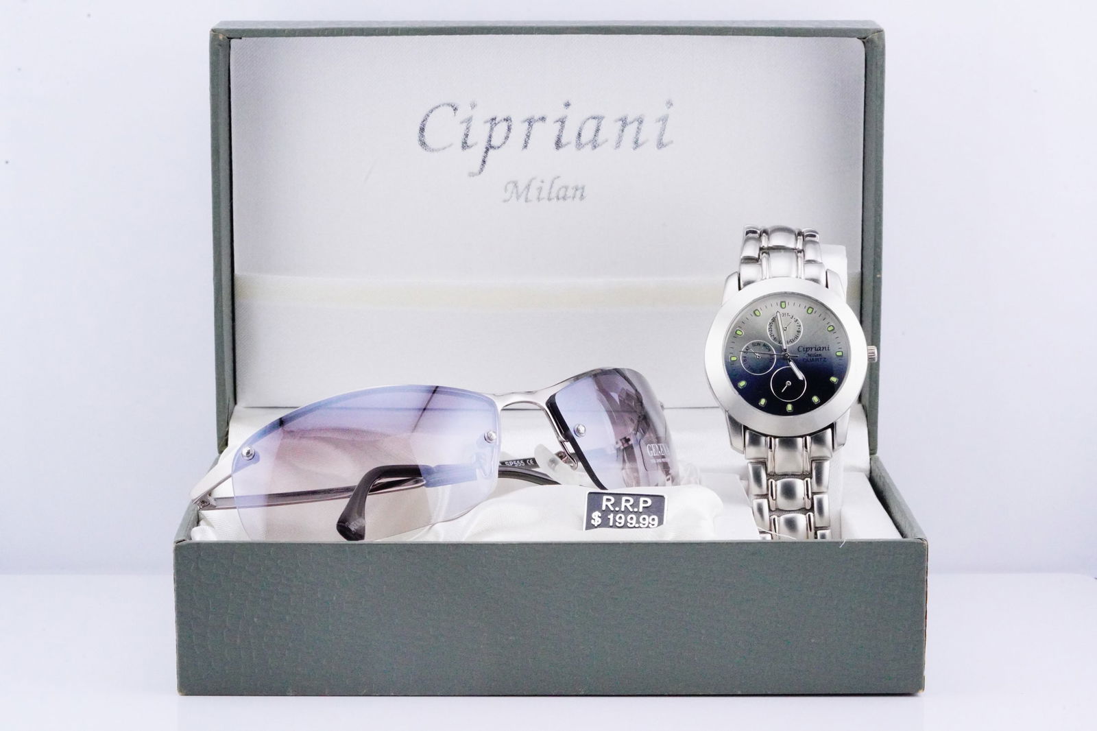 Cipriani Milan Stainless Steel Watch and Sunglasses Set (1 of 15)