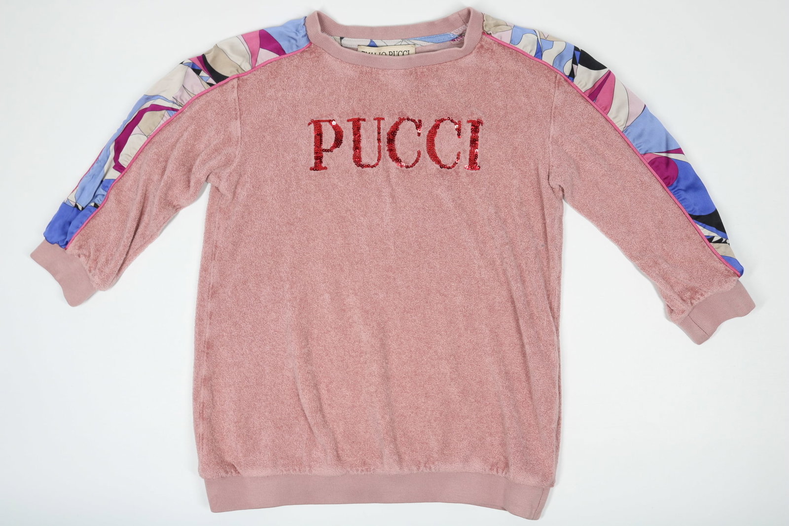 Emilio Pucci Kids Chenille Sequined Sweatshirt (1 of 4)