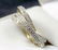 Diamond & 18K White Gold "Triple-Band" - 4