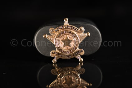 Col. Tom Parker's Texas Deputy Sheriff Badge