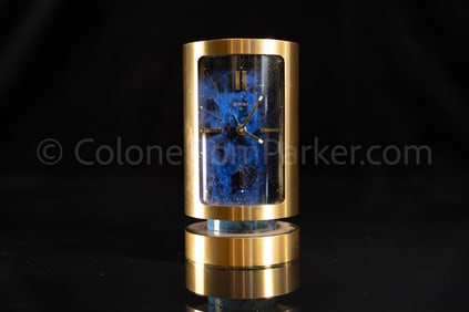 Col. Tom Parker's Swiza 8 Days Cylinder Desk Clock