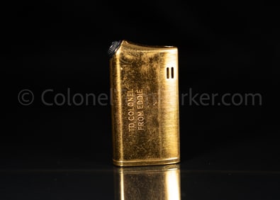 Col. Tom Parker Gold Tone Lighter From Eddy Arnold