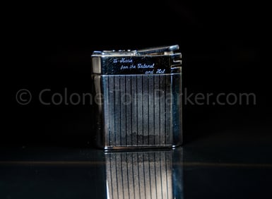 Col. Tom Parker Lighter Given to Wife Marie Mott